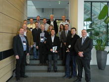Stiles group at benchmarking tour