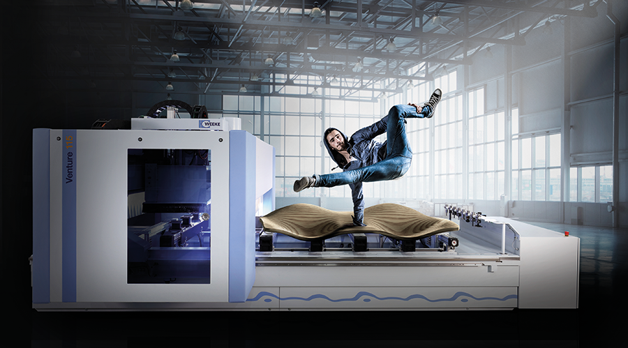 WEEKE Venture 115 - Freestyle 5-axis technology and 360° more freedom